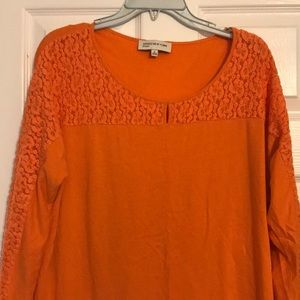 Jones New York 3/4 sleeve knit shirt